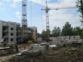 Ход строительства Дом на ул. Свободы, д. 21 на 15 июня 2015