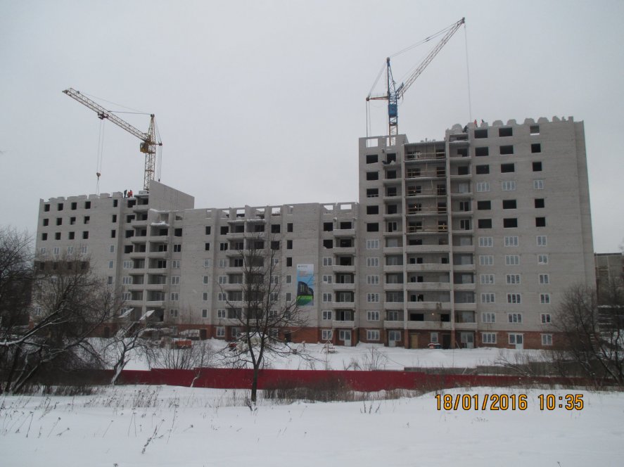 Ход строительства Дом на ул. Постышева, д. 65 на 18 января 2016
