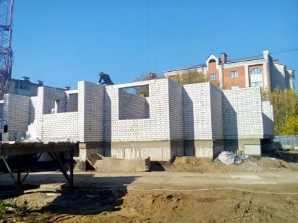 Ход строительства ЖК Дмитриевская Слобода (пер. Педагогический) на 21 сентября 2015