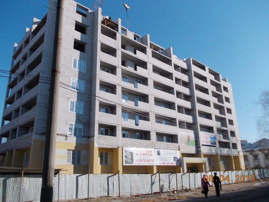 Ход строительства ЖК Троицкая слобода на 8 апреля 2015