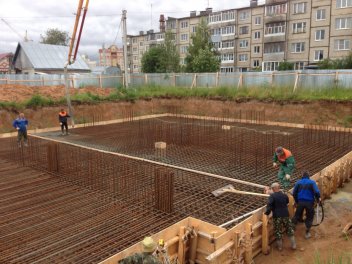 Ход строительства ЖК Аврора (Авдотьино, ул. Революционная) на 5 июля 2016