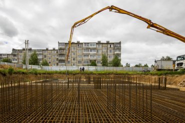 Ход строительства ЖК Аврора (Авдотьино, ул. Революционная) на 5 июля 2016