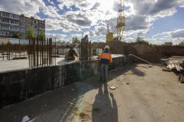Ход строительства ЖК Аврора (Авдотьино, ул. Революционная) на 1 августа 2016