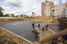 Ход строительства ЖК Гранат (Бакинский проезд) на 6 июля 2016
