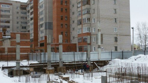 Ход строительства ЖК Гранат (Бакинский проезд) на 17 ноября 2016