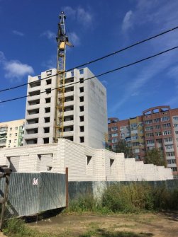 Ход строительства ЖК Майский (ул. 5-я Первомайская) на 5 августа 2016