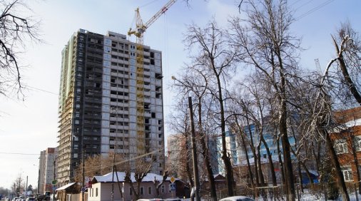 Ход строительства ЖК Центральный (ул. Зеленая) на 29 ноября 2016