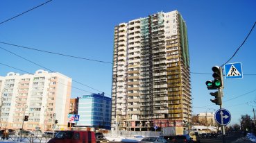 Ход строительства ЖК Центральный (ул. Зеленая) на 20 декабря 2016