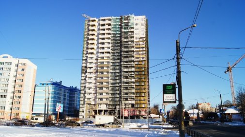 Ход строительства ЖК Центральный (ул. Зеленая) на 20 декабря 2016