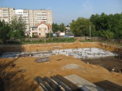 Ход строительства ЖК Тихий Бор (ул. Деревенская) на 15 августа 2014