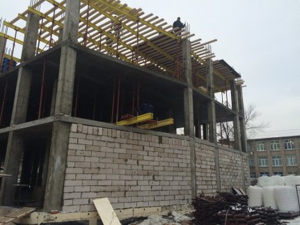 Ход строительства ЖК Тихий Бор (ул. Деревенская) на 8 декабря 2014