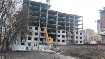 Ход строительства ЖК Тихий Бор (ул. Деревенская) на 12 марта 2015