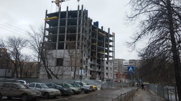 Ход строительства ЖК Тихий Бор (ул. Деревенская) на 12 марта 2015
