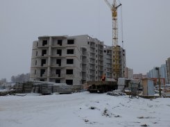 Ход строительства ЖК Малахит (Авдотьино, ул. Революционная), литер 13 на 15 января 2014