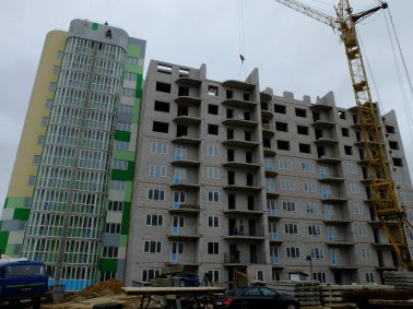 Ход строительства ЖК Малахит (Авдотьино, ул. Революционная), литер 13 на 7 июня 2015