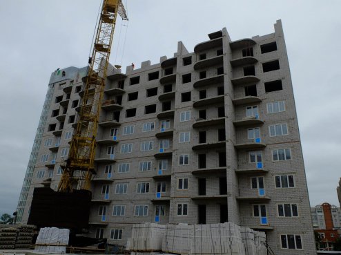 Ход строительства ЖК Малахит (Авдотьино, ул. Революционная), литер 13 на 7 июня 2015