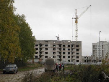 Ход строительства ЖК Малахит, литер 14 на 9 октября 2013