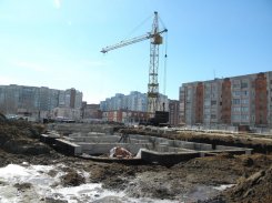 Ход строительства ЖК Малахит, литер 14 на 23 апреля 2013