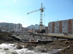 Ход строительства ЖК Малахит, литер 14 на 23 апреля 2013