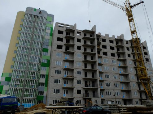 Ход строительства ЖК Малахит, литер 14 на 17 июня 2015