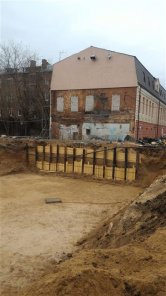 Ход строительства ЖК Панорама, литер 1 (по ул. Карла Маркса) на 12 апреля 2016