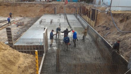 Ход строительства ЖК Панорама, литер 1 (по ул. Карла Маркса) на 12 мая 2016