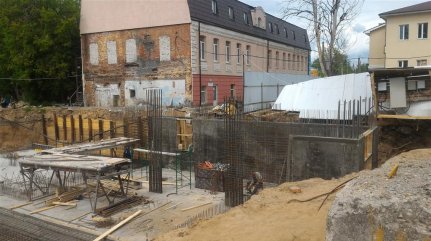 Ход строительства ЖК Панорама, литер 1 (по ул. Карла Маркса) на 19 мая 2016
