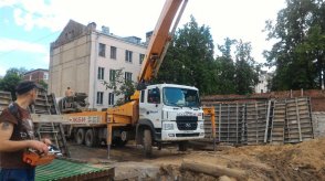 Ход строительства ЖК Панорама, литер 1 (по ул. Карла Маркса) на 28 мая 2016