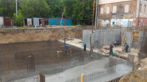 Ход строительства ЖК Панорама, литер 1 (по ул. Карла Маркса) на 28 мая 2016