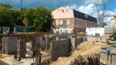 Ход строительства ЖК Панорама, литер 1 (по ул. Карла Маркса) на 10 июня 2016