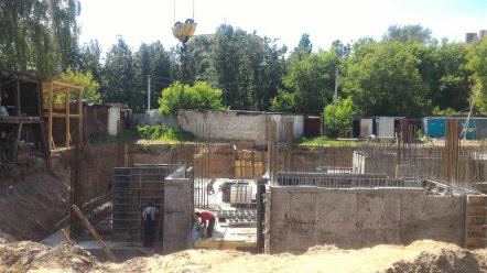 Ход строительства ЖК Панорама, литер 1 (по ул. Карла Маркса) на 22 июня 2016