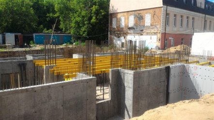 Ход строительства ЖК Панорама, литер 1 (по ул. Карла Маркса) на 22 июня 2016