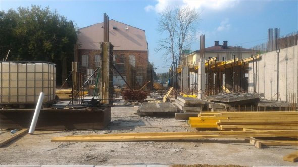 Ход строительства ЖК Панорама, литер 1 (по ул. Карла Маркса) на 25 июля 2016