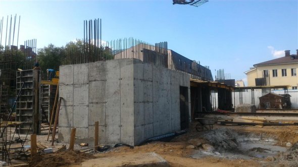 Ход строительства ЖК Панорама, литер 1 (по ул. Карла Маркса) на 29 июля 2016