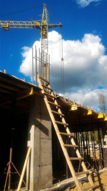 Ход строительства ЖК Панорама, литер 1 (по ул. Карла Маркса) на 16 августа 2016