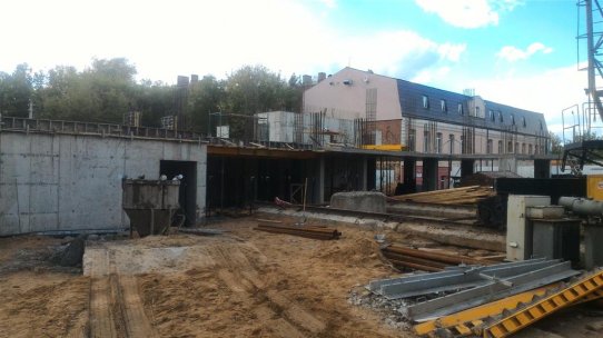 Ход строительства ЖК Панорама, литер 1 (по ул. Карла Маркса) на 16 августа 2016