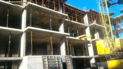 Ход строительства ЖК Панорама, литер 1 (по ул. Карла Маркса) на 24 октября 2016