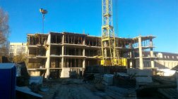 Ход строительства ЖК Панорама, литер 1 (по ул. Карла Маркса) на 24 октября 2016