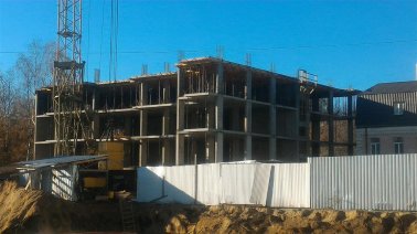 Ход строительства ЖК Панорама, литер 1 (по ул. Карла Маркса) на 24 октября 2016