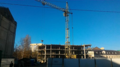 Ход строительства ЖК Панорама, литер 1 (по ул. Карла Маркса) на 24 октября 2016