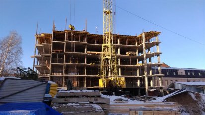 Ход строительства ЖК Панорама, литер 1 (по ул. Карла Маркса) на 12 ноября 2016