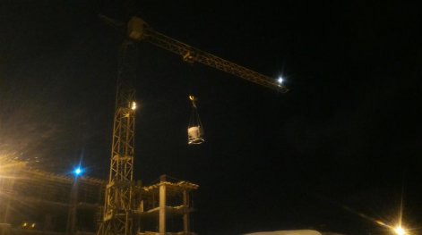 Ход строительства ЖК Панорама, литер 1 (по ул. Карла Маркса) на 12 ноября 2016