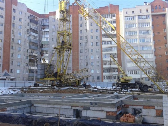 Ход строительства ЖК Радуга (ул. Сакко) на 25 февраля 2015