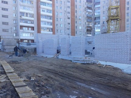Ход строительства ЖК Радуга (ул. Сакко) на 23 марта 2015