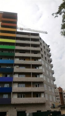 Ход строительства ЖК Радуга (ул. Сакко) на 9 июля 2016