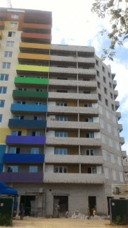 Ход строительства ЖК Радуга (ул. Сакко) на 18 июля 2016