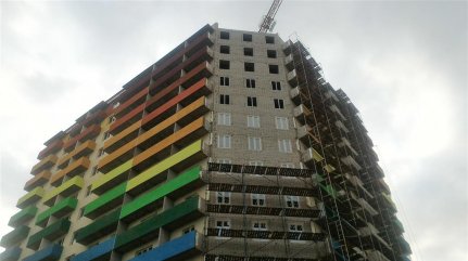 Ход строительства ЖК Радуга (ул. Сакко) на 28 сентября 2016