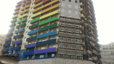 Ход строительства ЖК Радуга (ул. Сакко) на 28 сентября 2016