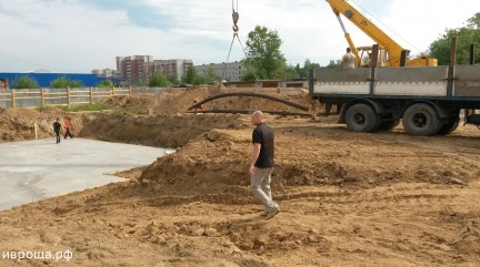 Ход строительства ЖК Зеленая Роща (ул. Лежневская) на 6 августа 2014