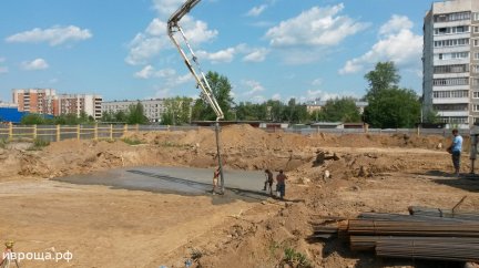 Ход строительства ЖК Зеленая Роща (ул. Лежневская) на 6 августа 2014